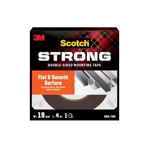3M SCOTCH HEAVY DUTY FOAM DOUBLE SIDED TAPE SKD-19 (METAL, GLASS, TILE & WOOD) 19MMX4.0M
