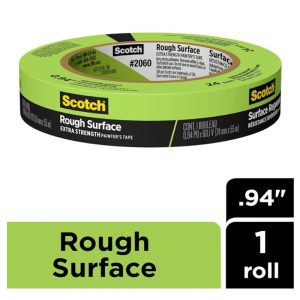3M SCOTCH ROUGH SURFACE PAINTER TAPE 24MMX60YD 2060-24AP