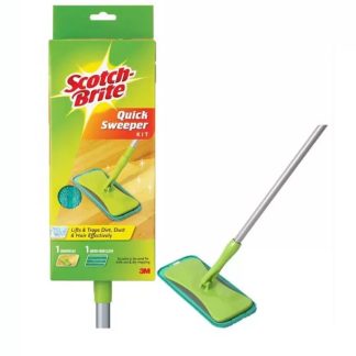 3M SCOTCH BRITE MF400 MOP QUICK SWEEPER STARTER KIT