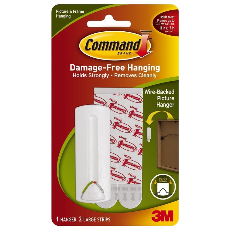 3M COMMAND HANGER WIRE BACKED 17041