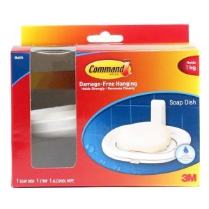 3M COMMAND BATH SOAP DISH 17622D