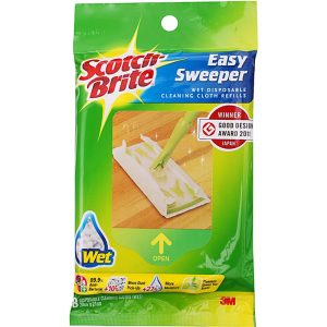 3M SCOTCH BRITE EASY SWEEPER WET WIPER REFILL Q600RW-E (8 SHEETS)