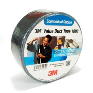 3M VALUE DUCT TAPE 1888 48MM X 50YD SILVER