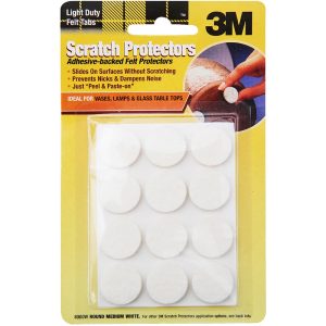 3M SCRATCH PROTECTOR 21MM WHITE - 8000W