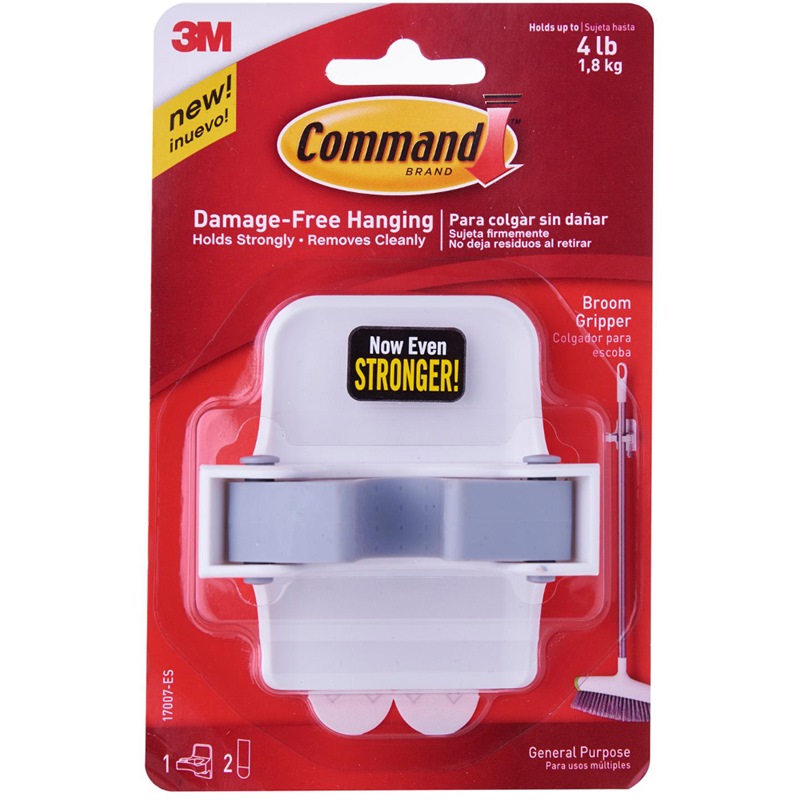 3M COMMAND BROOM GRIPPER 17007ES