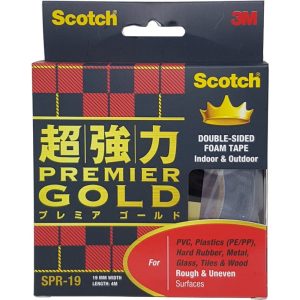 3M SCOTCH PREMIER SUPER STRONG 19MMX4.0M (ROUGH & UNEVEN) - SPR19