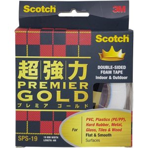 3M SCOTCH PREMIER SUPER STRONG 19MMX4.0M (FLAT & SMOOTH) - SPS19