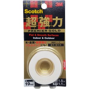 3M SCOTCH PREMIER SUPER STRONG 19MMX1.5M (FLAT & SMOOTH) - KPS19