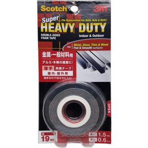 3M SCOTCH HEAVY DUTY DOUBLE SIDED FOAM TAPE KKD-19 (FLAT & SMOOTH) 19MMX1.5M