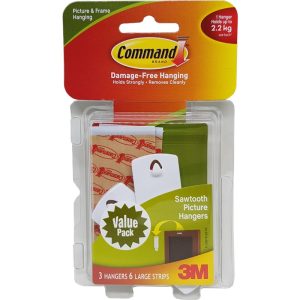 3M COMMAND SAWTOOTH PICTURE HANGING STRIP VP 17042VP