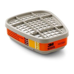 3M MERCURY/CHLORINE CARTRIDGE 6009S 1PAIR (FOR RESPIRATOR 6000 & 7000 SERIES