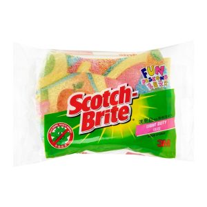3M SCOTCH BRITE LD FUN DESIGN AB SCRUB SPONGE 7215U