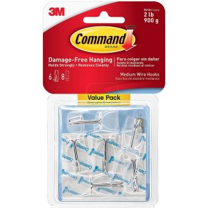 3M COMMAND MEDIUM WIRE HOOKS - 17065ES