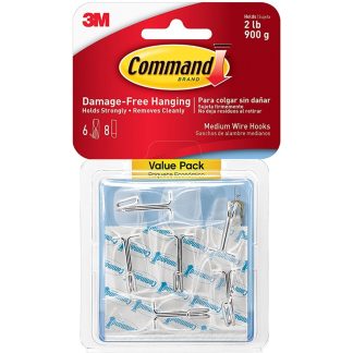 3M COMMAND MEDIUM WIRE HOOKS - 17065ES