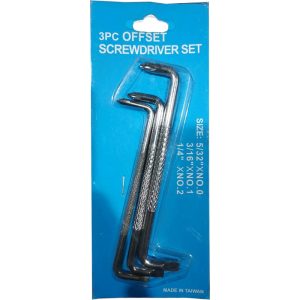 3PC OFFSET SCREWDRIVERS