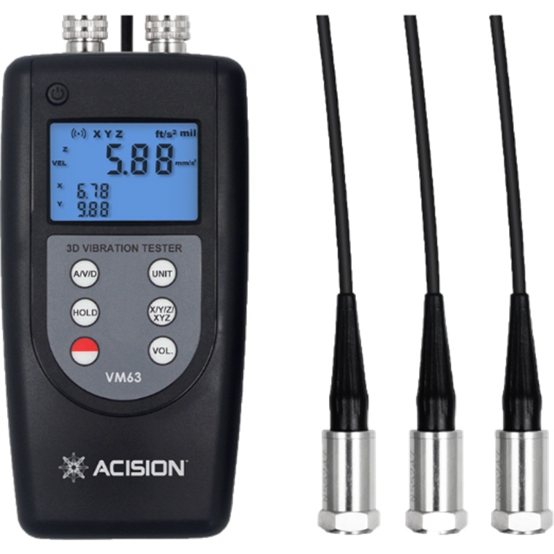 ACISION 3-CHANNEL VIBRATION METER VM63