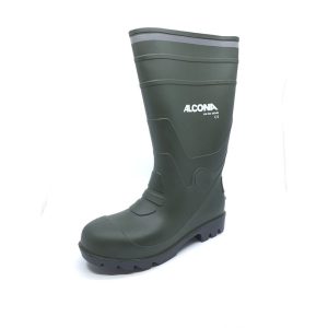 ALCONA 1K SAFETY S5 PVC BOOTS GREEN