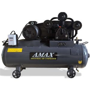 AMAX PISTON DRIVEN AIR COMPRESSOR 7.5HP/250L/8BAR ASME AMFS75-250H WITH MOM