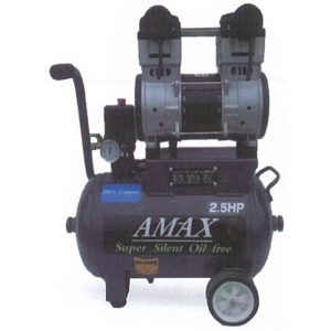 AMAX OIL FREE AIR COMPRESSOR 2.5HP/24L 230V - AM2524 WITH MOM