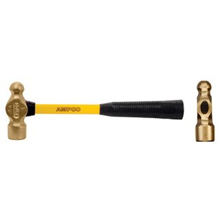 AMPCO NON-SPARKING BALL PEIN HAMMER W FIBERGLASS HANDLE