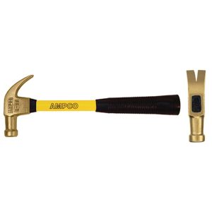 AMPCO NON-SPARKING CLAW HAMMER W FIBREGLASS HANDLE