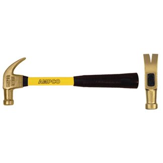 AMPCO NON-SPARKING CLAW HAMMER W FIBREGLASS HANDLE