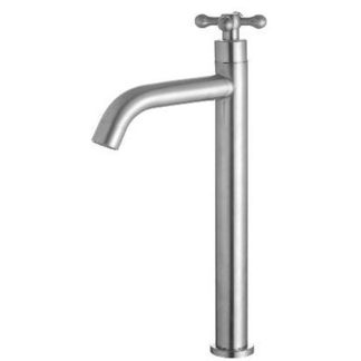 ARINO T-10194LSS TALL CROSS HANDLE BASIN PILLAR TAP