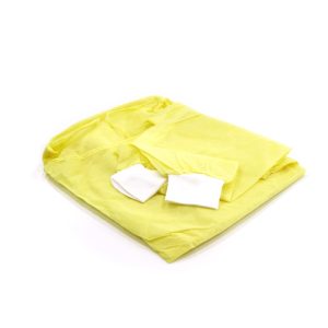 ASSURE ISOLATION GOWN (AAMI LEVEL 4) YEL, 125CM X 140CM, 10'S/PK