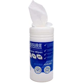 ASSURE ALCOHOL WIPES IPAW2025, 20CM X 25CM 200PC/TUB