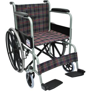 ASSURE REHAB STANDARD WHEELCHAIR, 20” HEAVY DUTY, NYLON SEAT AR-0102GL