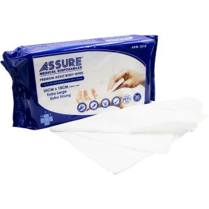 ASSURE PERSONAL CLEANING WET WIPES ABW3018 30CMX18CM 30'S/PKT