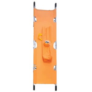 ASSURE DOUBLE FOLDING STRETCHER ORANGE 7M040 201X52.5X14CM