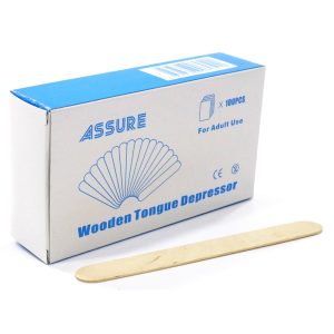 ASSURE WOODEN TONGUE DEPRESSOR-100PPP