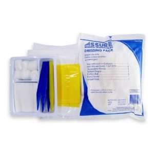 ASSURE BASIC DRESSING PACK STERILE WITH INDICATOR