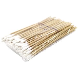 ASSURE APPLICATOR WOODEN WITH COTTON TIP 6" 100'S/PKT