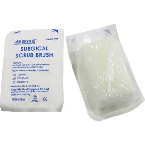 ASSURE SURGICAL SCRUB BRUSH STERILE (DISPOSABLE) 30'S/BOX