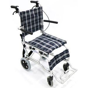 ASSURE ALUMINIUM TRANSIT CHAIR WITH FLIP AF & DB HANDLE 14.5" AR0190