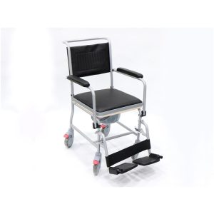 ASSURE COMMODE CHAIR DF,FLIP,DOWN ARMREST WITH 4LOCKS AR0222