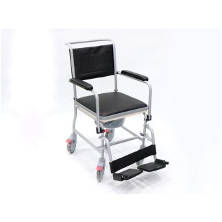 ASSURE COMMODE CHAIR DF,FLIP,DOWN ARMREST WITH 4LOCKS AR0222