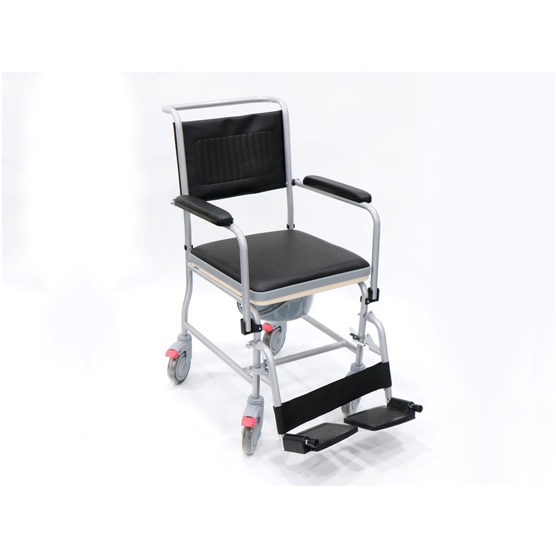 ASSURE COMMODE CHAIR DF,FLIP,DOWN ARMREST WITH 4LOCKS AR0222