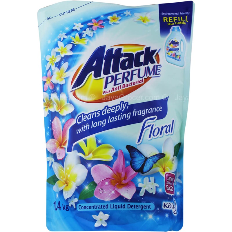 ATTACK PERFUME FLORAL LIQUID REFILL 1.4KG - K295944