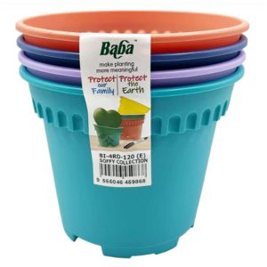 BABA SOFFY COLLECTION POT 120MM 8308 4PPP - MIX COLOUR