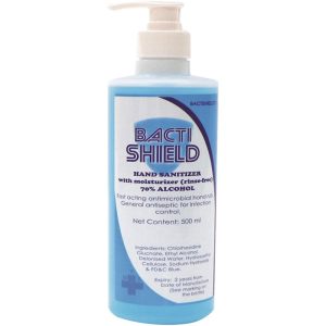 BACTISHIELD HANDRUB 70% :500ML - (ANTISEPTIC ALCOHOL)