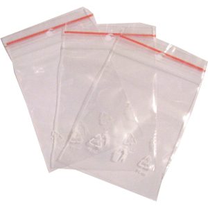 BAG POLYTHENE ZIP SEAL 100PPP