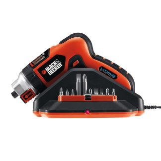 BLACK AND DECKER 3.6V LI-ON SCREWDRIVER W/RETRACTABLE HOLDER AS36LN
