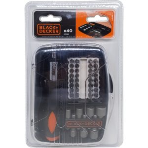 BLACK AND DECKER 40 PCS RATCHET SCREWDIVER & BITS SET A7062