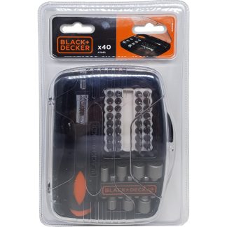 BLACK AND DECKER 40 PCS RATCHET SCREWDIVER & BITS SET A7062