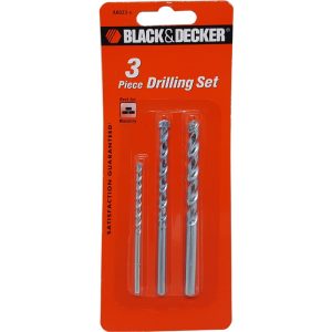 BLACK AND DECKER 3PC MASONRY DRILL BIT SET [4,6,8MM] A8033G