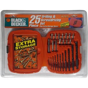 BLACK AND DECKER 25PCS HSS DRILL & SCREWDRIVER BITS SET 71925