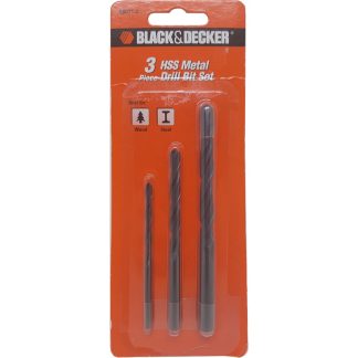 BLACK AND DECKER METAL DRILLING SET-3PC/SET A8031G